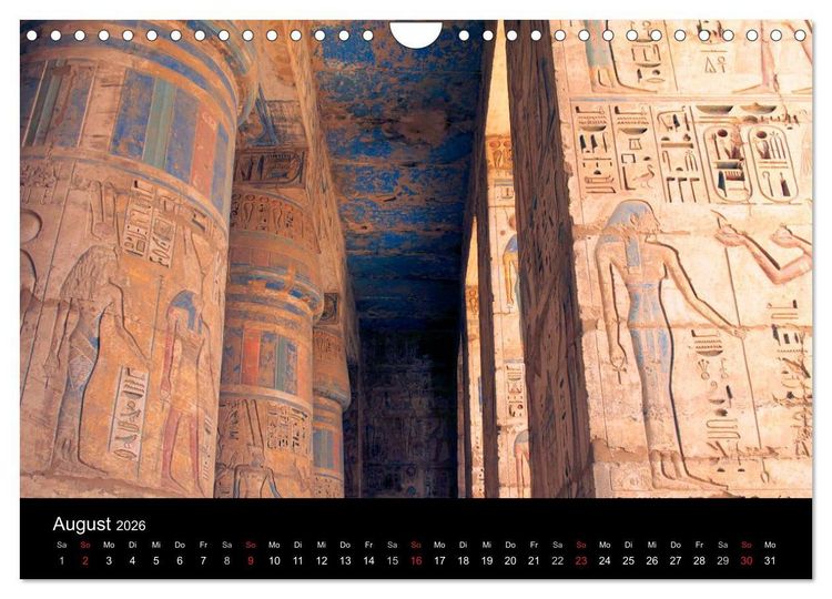 Produktbild: Luxor in Bildern - Auf den Spuren des antiken &Auml;gypten in Theben Ost und Theben West (Wandkalender 2026 DIN A4 quer), CALVENDO Monatskalender
