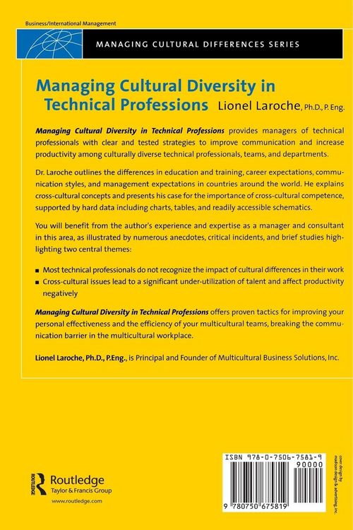 Produktbild: Managing Cultural Diversity in Technical Professions