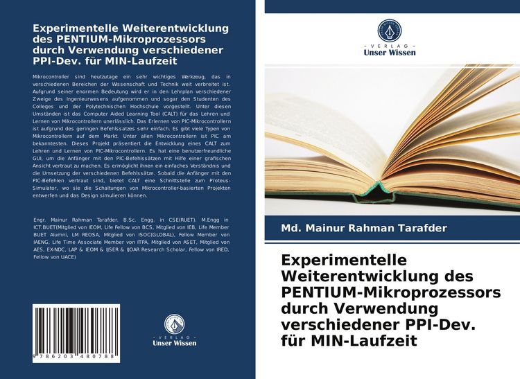 Produktbild: Experimentelle Weiterentwicklung des PENTIUM-Mikroprozessors durch Verwendung verschiedener PPI-Dev. f&uuml;r MIN-Laufzeit