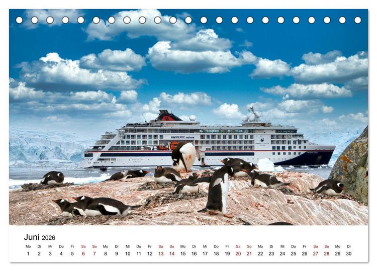 Produktbild: HANSEATIC nature (Tischkalender 2026 DIN A5 quer), CALVENDO Monatskalender