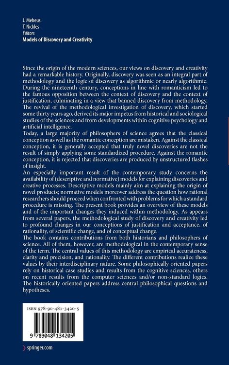 Produktbild: Models of Discovery and Creativity