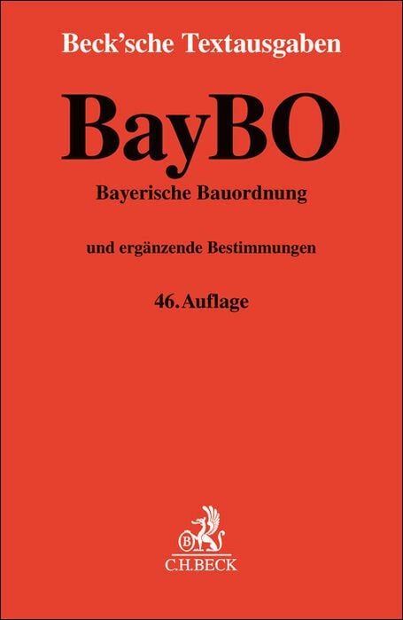 Produktbild: Bayerische Bauordnung. BayBO