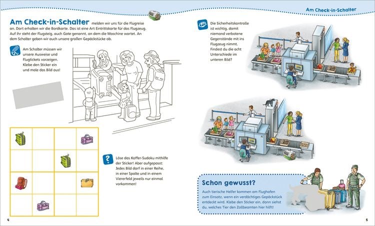 Produktbild: WAS IST WAS Junior Mitmach-Heft Flughafen und Flugzeuge