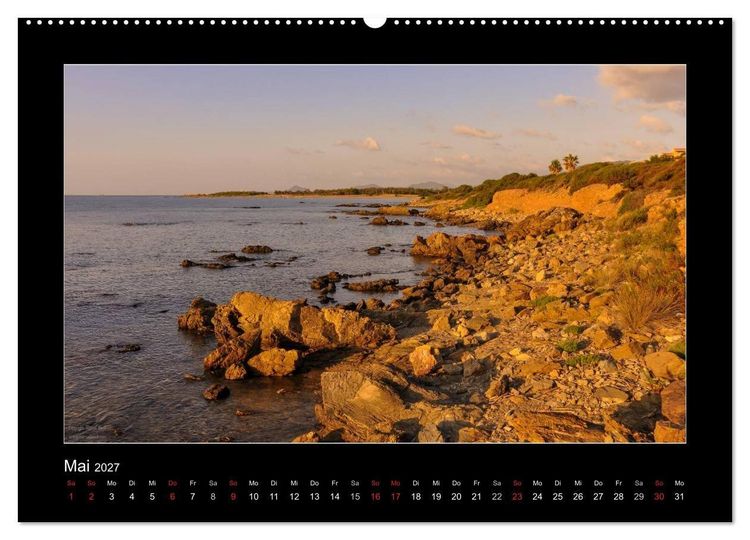 Produktbild: Die Trauminsel Sardinien (hochwertiger Premium Wandkalender 2027 DIN A2 quer), Kunstdruck in Hochglanz