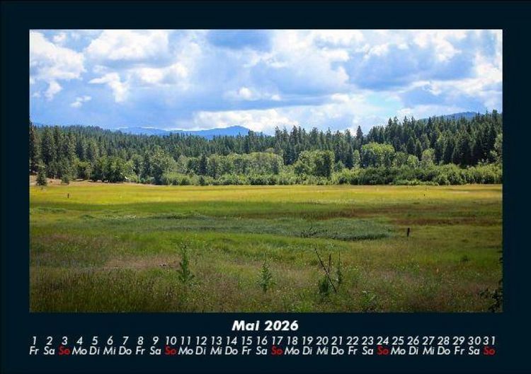 Produktbild: Landschaftskalender 2026 Fotokalender DIN A5