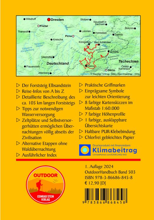 Produktbild: Forststeig Elbsandstein von Sch&ouml;na nach Bad Schandau