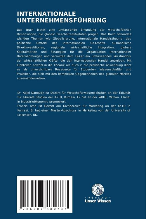 Produktbild: Internationale Unternehmensf&uuml;hrung
