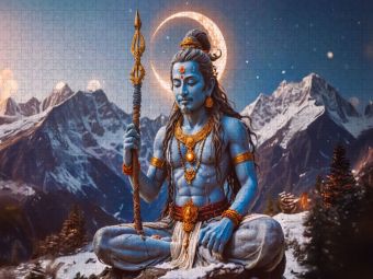 Produktbild: CALVENDO Puzzle Shiva, der Zerst&ouml;rer und Erneuerer | 1000 Teile Lege-Gr&ouml;&szlig;e 64x48cm Foto-Puzzle f&uuml;r gl&uuml;ckliche Stunden
