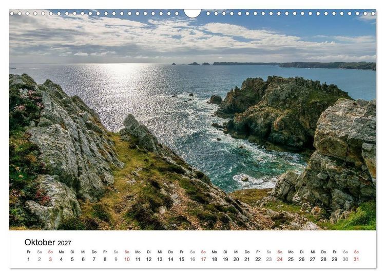 Produktbild: Bretagne &ndash; Die Halbinsel Crozon (Wandkalender 2027 DIN A3 quer), CALVENDO Monatskalender