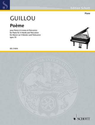 Produktbild: Po&egrave;me op. 79, Klavier 4-h&auml;ndig und Schlagzeug, Spielaprtitur