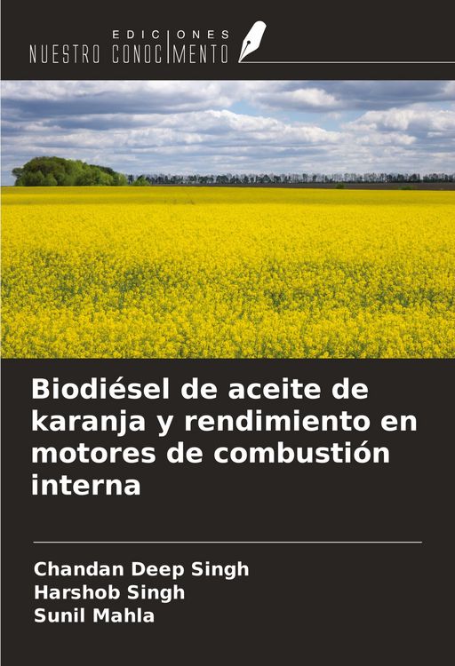 Produktbild: Biodi&eacute;sel de aceite de karanja y rendimiento en motores de combusti&oacute;n interna