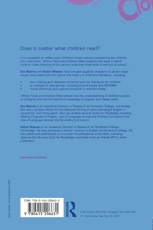 Produktbild: Where Texts and Children Meet