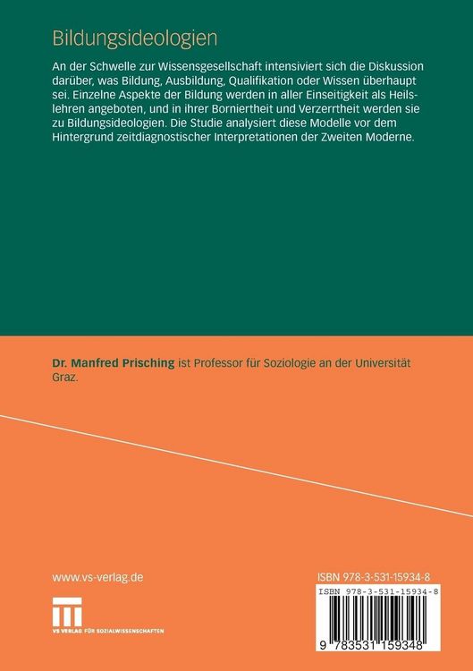 Produktbild: Bildungsideologien