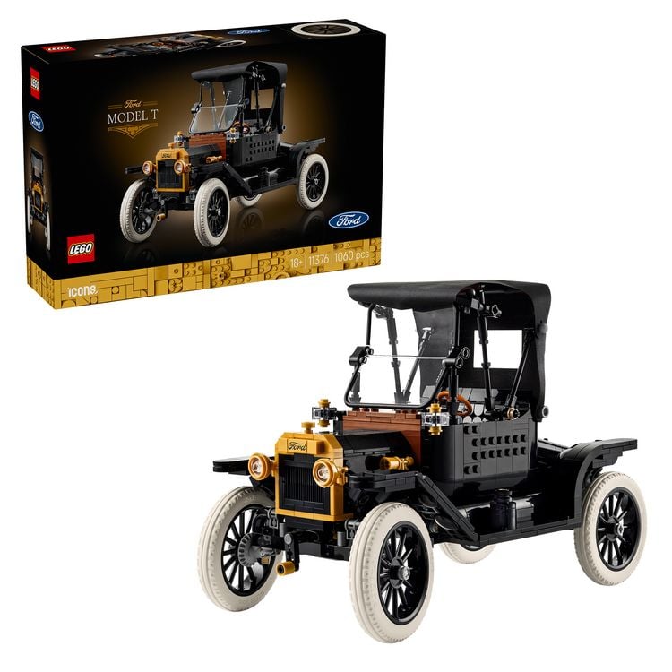 Produktbild: LEGO Icons 11376 Ford Model T, Deko-Oldtimer, Modellbau f&uuml;r Erwachsene