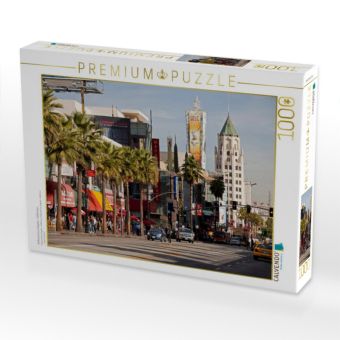 Produktbild: CALVENDO Puzzle Hollywood Los Angeles - Kalifornien | 1000 Teile Lege-Gr&ouml;&szlig;e 64x48cm Foto-Puzzle f&uuml;r gl&uuml;ckliche Stunden