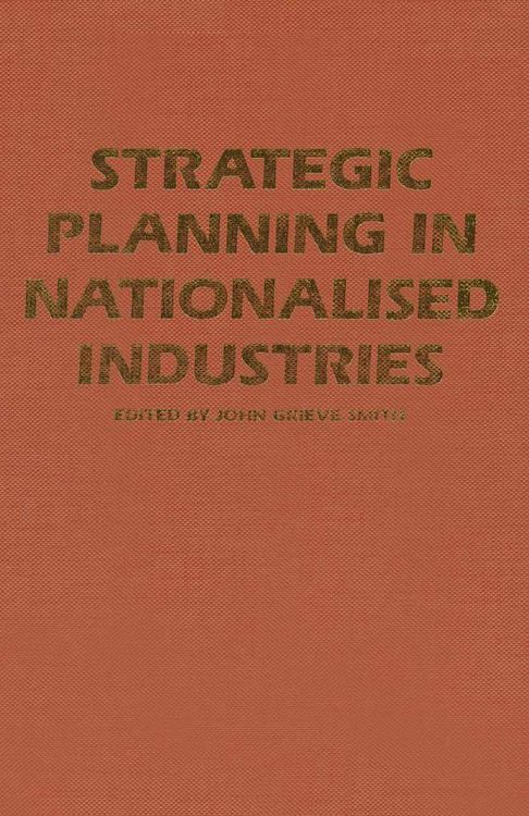 Produktbild: Strategic Planning in Nationalised Industries