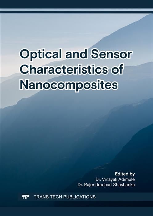 Produktbild: Optical and Sensor Characteristics of Nanocomposites