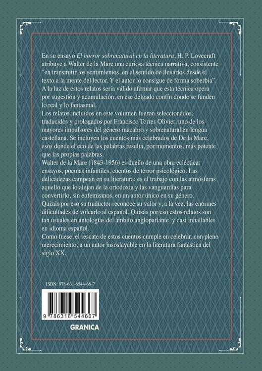 Produktbild: Cuentos Escogidos de Walter De La Mare