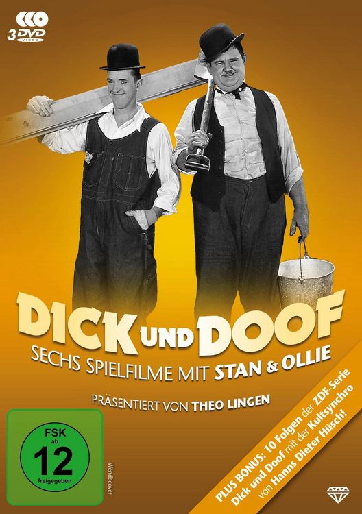 Produktbild: Dick und Doof: 6 Spielfilme mit Stan & Ollie [3 DVDs]