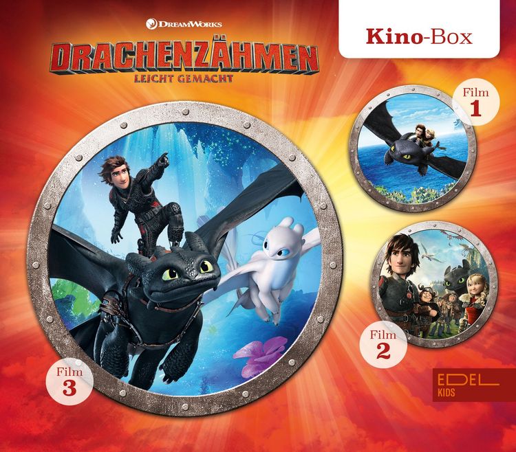 Produktbild: Drachenz&auml;hmen leicht gemacht 1-3-Kino-Box