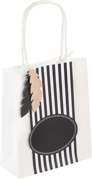 Produktbild: Folia Papiert&uuml;ten M, Geschenkt&uuml;ten 110g/m&sup2; Kraftpapier 20 St&uuml;ck, 18x21x8cm, wei&szlig;