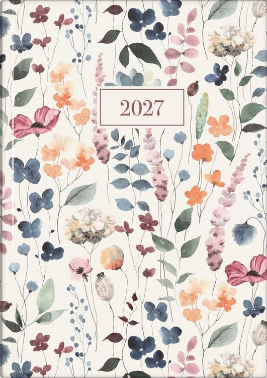 Produktbild: rido/id&eacute; 7028507027 Buchkalender Premium Young Line 2027 "Watercolor" A5, Papier