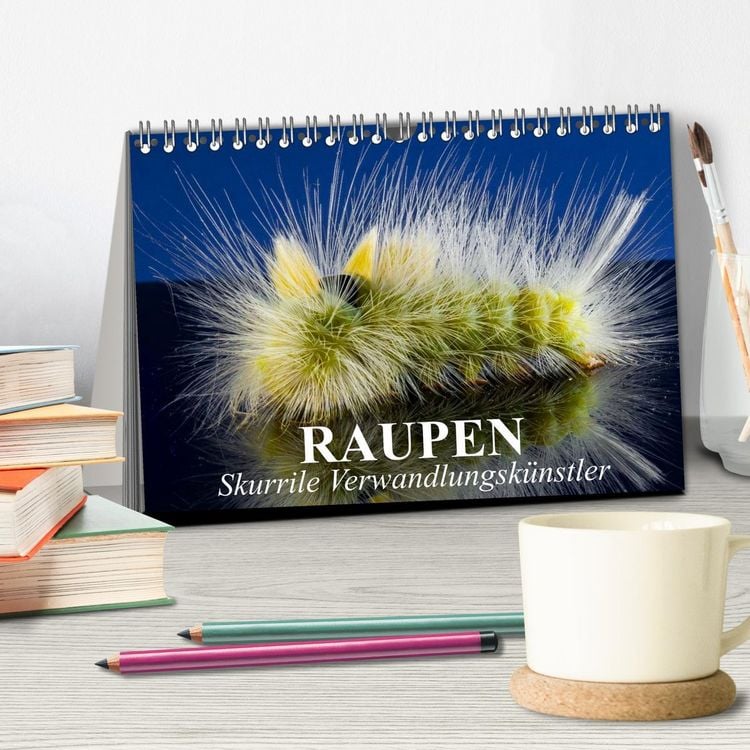 Produktbild: Raupen - Skurrile Verwandlungsk&uuml;nstler (Tischkalender 2026 DIN A5 quer), CALVENDO Monatskalender