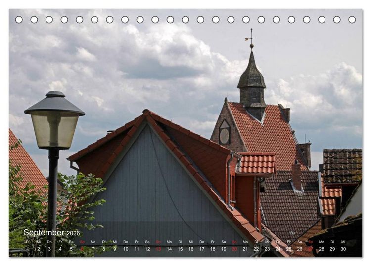 Produktbild: Blomberg in Lippe (Tischkalender 2026 DIN A5 quer), CALVENDO Monatskalender