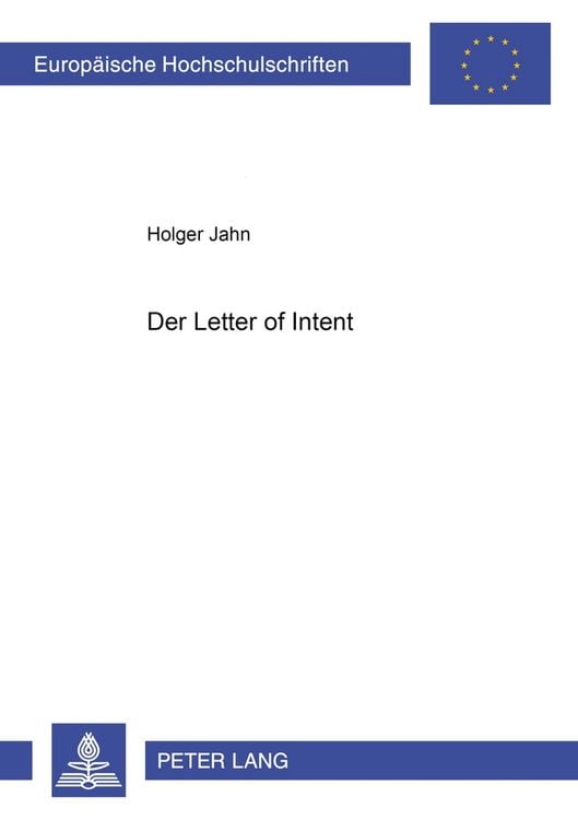 Produktbild: Der &laquo;Letter of Intent&raquo;