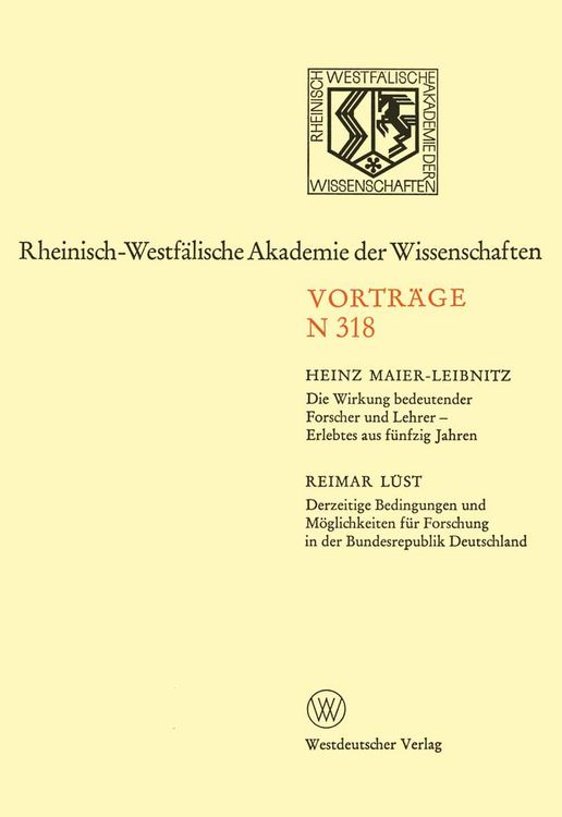 Produktbild: Die Wirkung bedeutender Forscher und Lehrer &mdash; Erlebtes aus f&uuml;nfzig Jahren