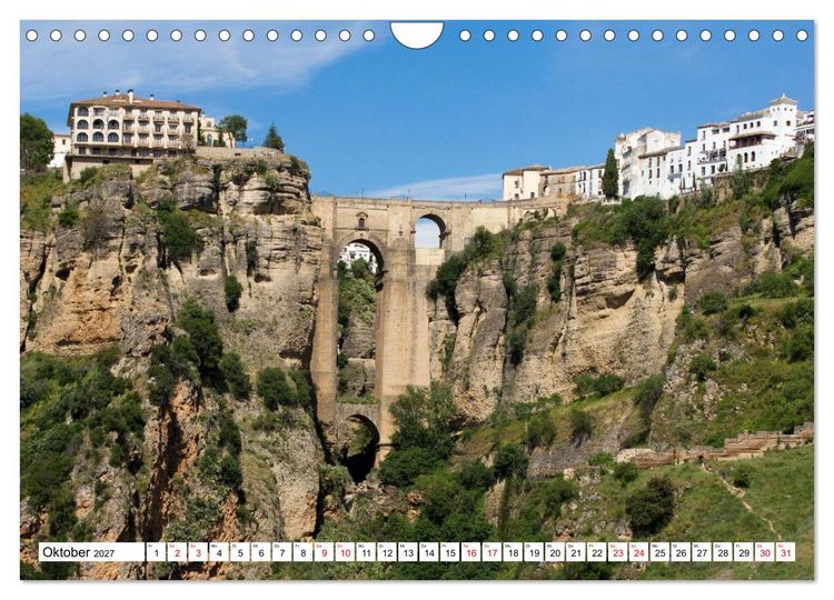 Produktbild: Momente einer Reise - Andalusien (Wandkalender 2027 DIN A4 quer), CALVENDO Monatskalender