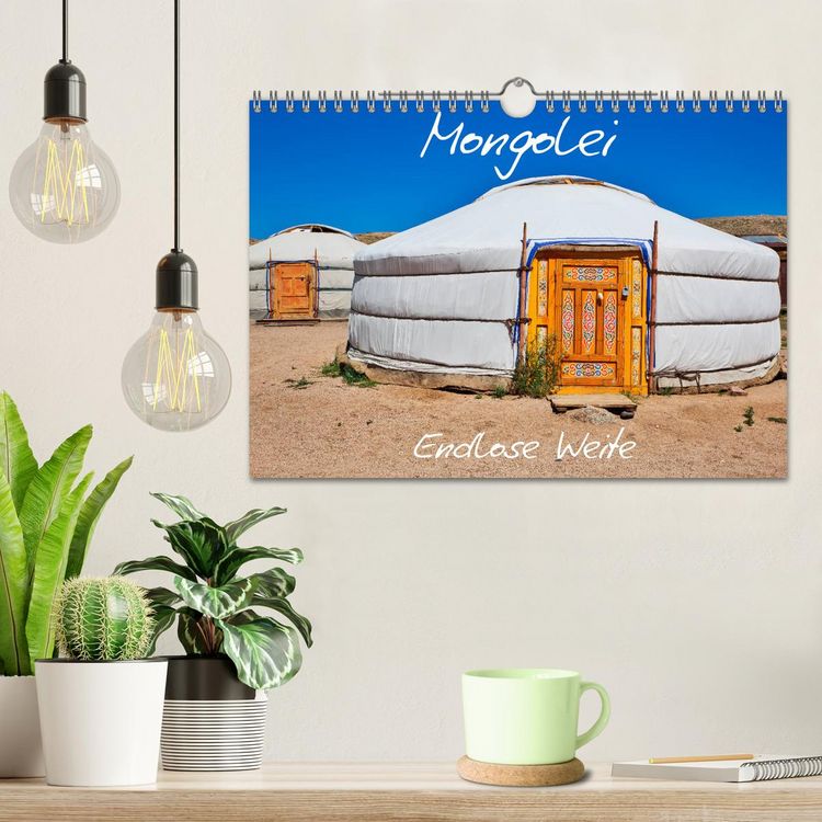 Produktbild: Mongolei Endlose Weite (Wandkalender 2026 DIN A4 quer), CALVENDO Monatskalender