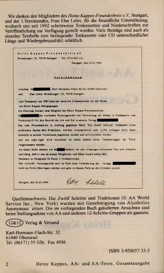 Produktbild: AA- und EA-Texte. Gesamtausgabe