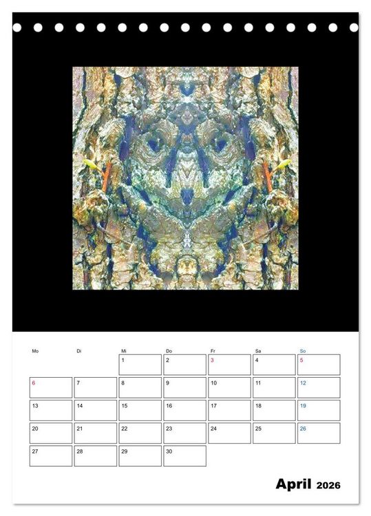 Produktbild: Nature's Faces (Tischkalender 2026 DIN A5 hoch), CALVENDO Monatskalender