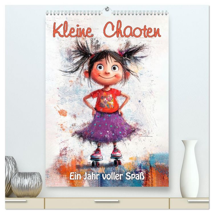 Produktbild: Kleine Chaoten (hochwertiger Premium Wandkalender 2026 DIN A2 hoch), Kunstdruck in Hochglanz