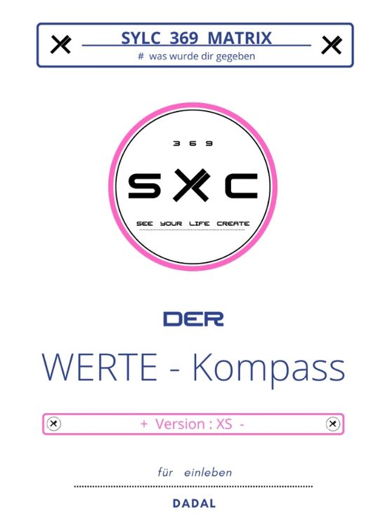 Produktbild: SYLC 369 MATRIX : Der WERTE - Kompass / Version : XS