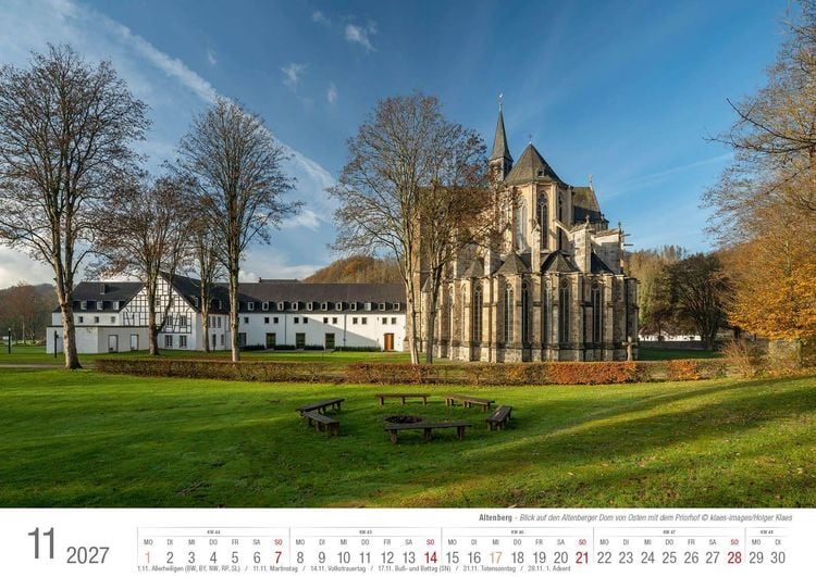 Produktbild: Altenberg 2027 Bildkalender A3 Spiralbindung