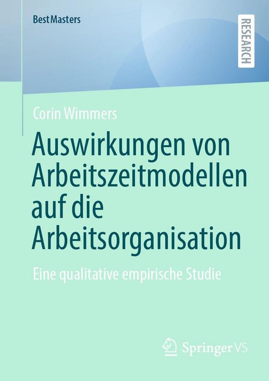 Produktbild: Auswirkungen von Arbeitszeitmodellen auf die Arbeitsorganisation