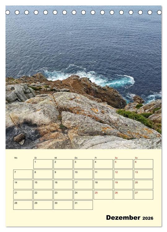 Produktbild: Buen Camino - Mein Jakobsweg - Camino Franc&eacute;s (Tischkalender 2026 DIN A5 hoch), CALVENDO Monatskalender