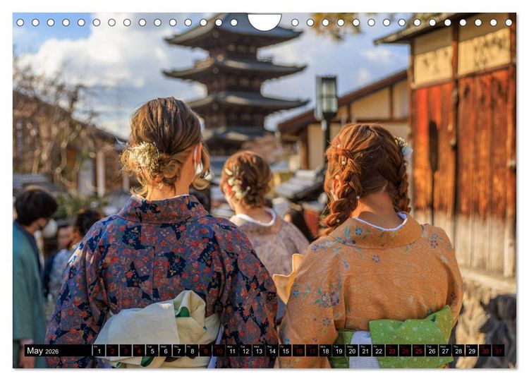 Produktbild: Japan - between tradition and modernity (Wall Calendar 2026 DIN A4 landscape), CALVENDO 12 Month Wall Calendar