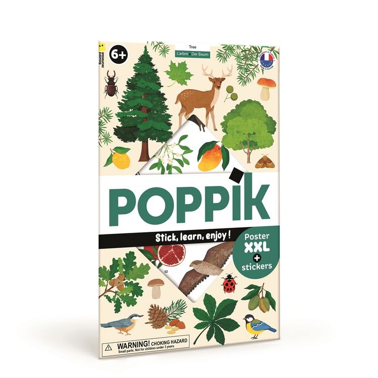 Produktbild: POPPIK - Sticker Lernposter B&auml;ume
