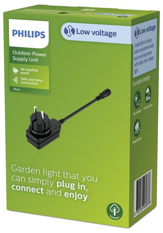 Produktbild: Philips LED 8720169269378 Verl&auml;ngerungskabel 24V Schwarz