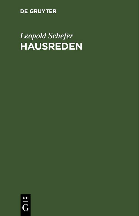 Produktbild: Hausreden