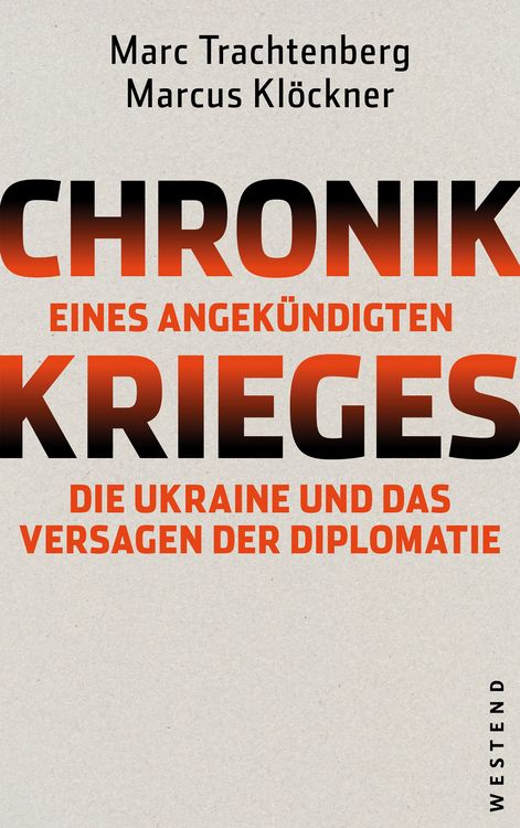 Produktbild: Chronik eines angek&uuml;ndigten Krieges