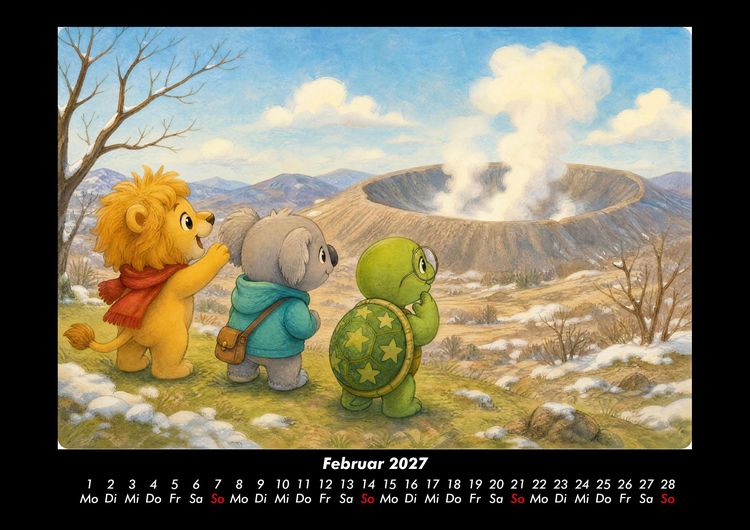 Produktbild: Vulkane der Welt - Ein Jahr voller Abenteuer 2027 Fotokalender DIN A3
