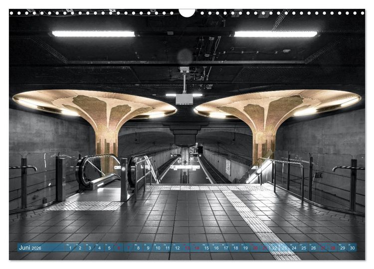 Produktbild: MAINHATTEN architektur kunst (Wandkalender 2026 DIN A3 quer), CALVENDO Monatskalender