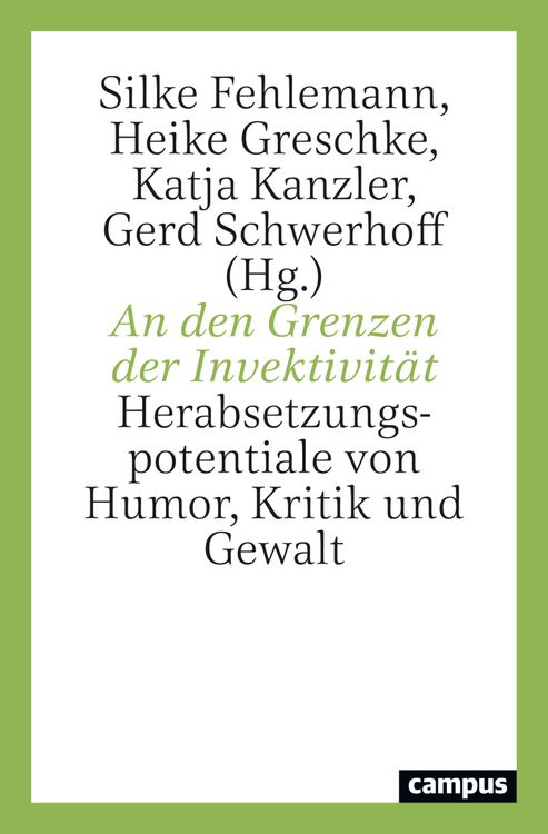 Produktbild: An den Grenzen der Invektivit&auml;t