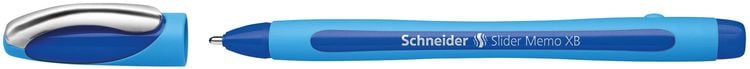 Produktbild: Kugelschreiber Slider Memo (mit Kappe, Strichst&auml;rke: XB) blau