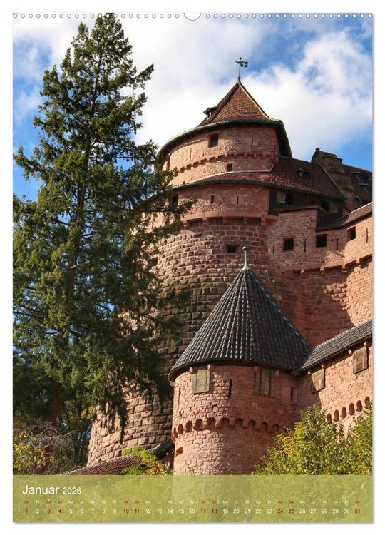 Produktbild: Reise durchs Elsass (hochwertiger Premium Wandkalender 2026 DIN A2 hoch), Kunstdruck in Hochglanz
