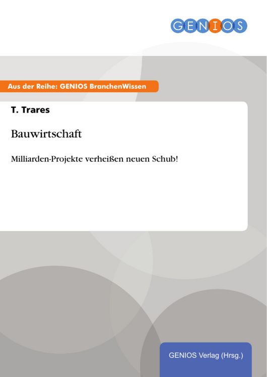Produktbild: Bauwirtschaft